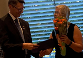 Dominique innsettes formelt som president i Lillestrøm RK